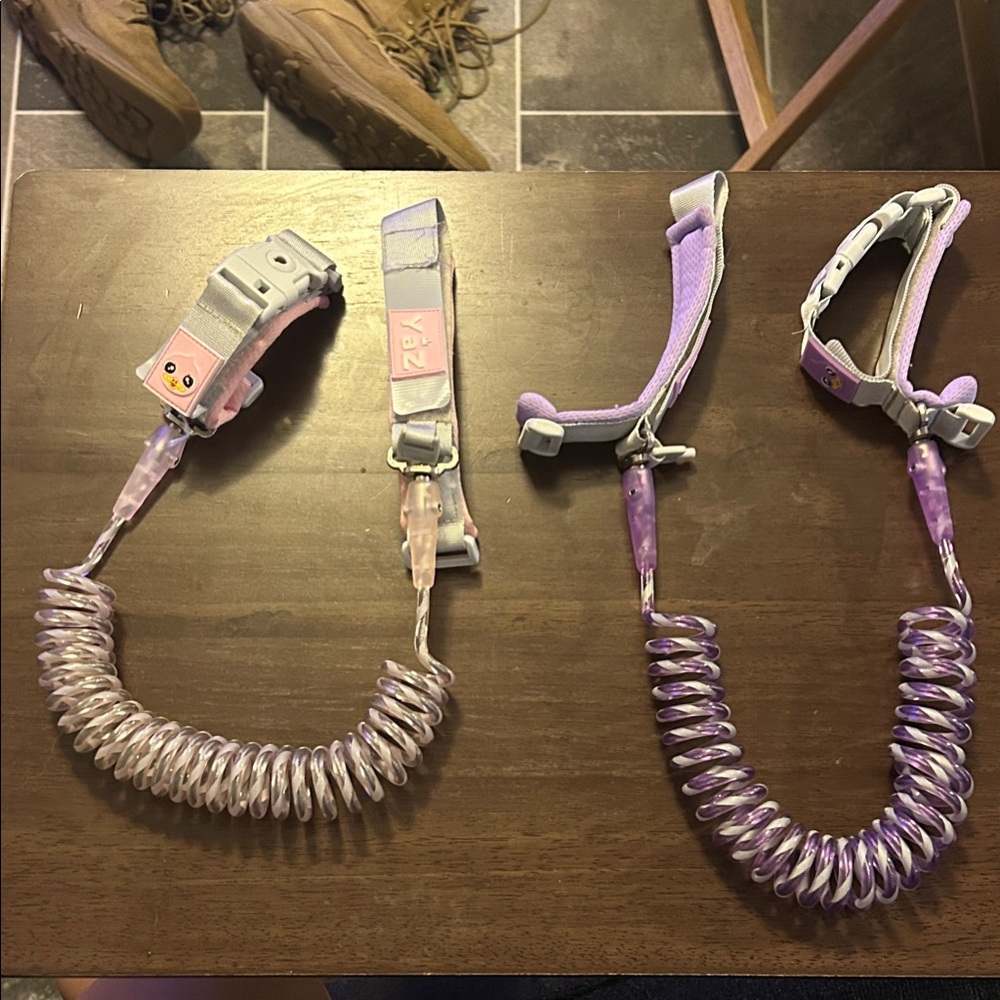 Purple Kids Safety Harness with Leash